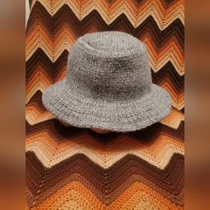 Norsewear Pure New Wool Unisex Grey Bucket Hat Made in New Zealand